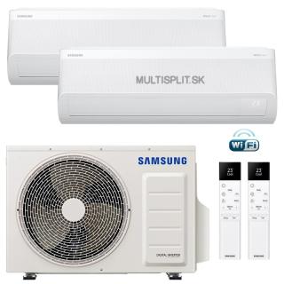 Klimatizácia s montážou v BA Samsung Windfree Comfort S2 multisplit 2x 2,5kW + vonk. j. 4kW